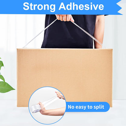 JARLINK Clear Packing Tape (18 Rolls), Heavy Duty Packaging Tape for Shipping Packaging Moving Sealing, Stronger & Thicker 2.8mil, 2 inches Wide, 60 Yards Per Roll, 1080 Total Yards