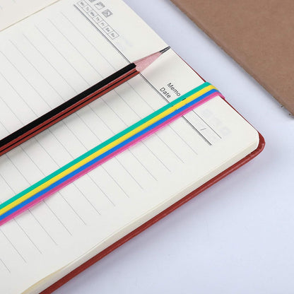 Rubber Bands, Matfamily Size 33 (3 1/2" x 1/8''), Colorful Non Latex Rubber Band Bulk Elastic Stretchable, Durable Elastic Band Loops for Files Folders Bank Paper Bills Money, office or home, 50g Bag