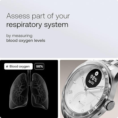 Withings ScanWatch Nova Brilliant Health Smart Watch for Women/Men with ECG, SPO2, Temperature, Sleep, Respiratory Health, Menstrual Cycle Tracker, 30D Battery