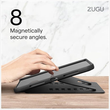 ZUGU Case for 10.2 Inch iPad 9th Generation Case 7th / 8th Generation (2021/2020/2019), Protective, Thin, Sleek Design, Magnetic Stand, Sleep/Wake Cover, Magnetic Cover, Red