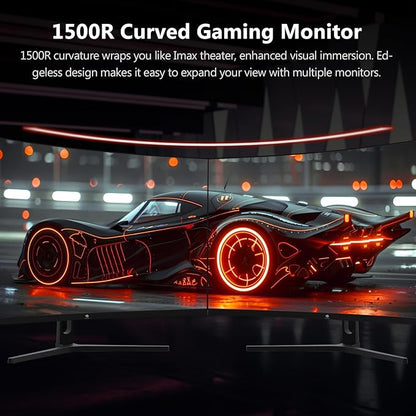 Z-Edge 32 inch Curved Gaming Monitor, FHD 1080P 240Hz Curved Monitor,1500R Computer Monitor, MPRT 1ms Monitor, UG32P 1X DP 1.4 Ports and 2X HDMI 2.0 Ports