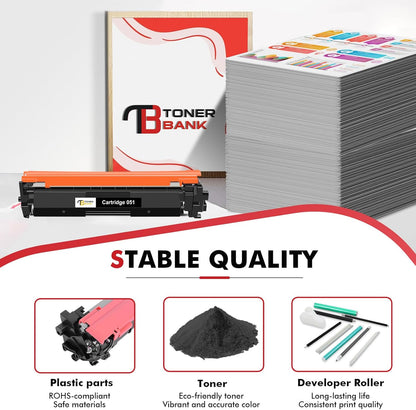 051 MF264DW Toner Cartridge Compatible for Canon Toner Cartridge 051 CRG-051 051H CRG-051H for imageCLASS MF264dw MF269dw MF267dw LBP162dw MF266dn MF263dn LBP161dn Printer 2-Pack