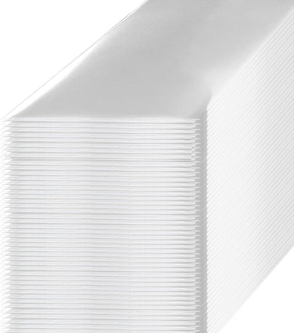 Certificate Holders 8.5"x11" Graduation Diploma Cover Document Leather Folders,White-100 Pack