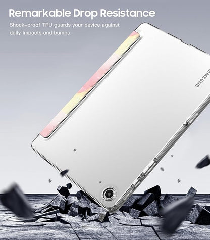 TiMOVO Case for Samsung Galaxy Tab A9+/A9 Plus 11" 2023, Slim Soft TPU Translucent Frosted Back Protective Cover for Galaxy Tab A9+ Tablet SM-X210/X216/X218, Auto Wake/Sleep, Rainbow