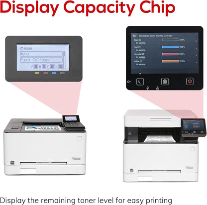 Compatible Canon 067H 067 Toner Cartridge Set Replacement for Canon 067H Compatible for Color ImageClass MF656Cdw LBP632Cdw MF654Cdw MF653Cdw LBP633Cdw MF650C LBP630C Printer (4 Pack)