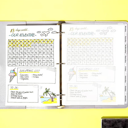 3 Ring Frosted Transparent Binder Dividers, 8 Tab Clear Dividers, A4 Size, Sturdy Plastic, Aesthetic, 3 Hole Punch