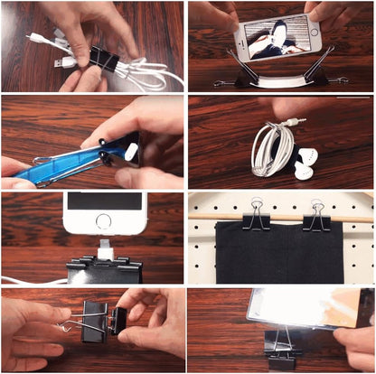 48Pack Large Binder Clips for Office Home 1.6 inch