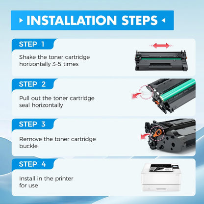 148A Black Toner Cartridge with chip 2-Pack High Yield Replacement for HP 148A W1480A 148X W1480X Compatible with HP LaserJet Pro MFP 4101dw 4101fdn 4101fdw 4001dn 4001dw 4001n Printer Ink 4001 4101 e