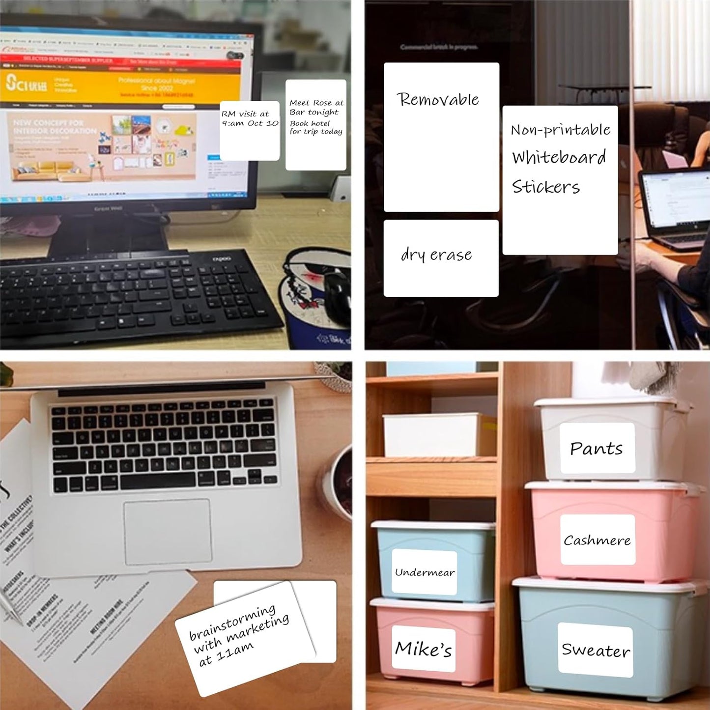 SVNOOC Multi-Use Dry Erase Board Dry Erase Small White Board for Classroom Office Home, 5.5x8.5 inches Lapboards for Students School Meeting Message (6 Pack)