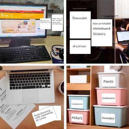 SVNOOC Multi-Use Dry Erase Board Dry Erase Small White Board for Classroom Office Home, 5.5x8.5 inches Lapboards for Students School Meeting Message (6 Pack)