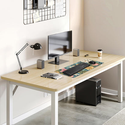 Colorful Flowers Desk Pad Mouse Pad,Large Floral Mouse Mat with Stitched Edges,Non-Slip Rubber Base Mousepad for Office PC Keyboard Laptop and Home Work Desk Mat(27.5X11.8 in)