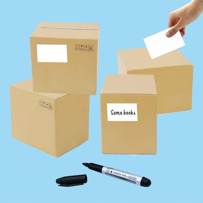 PARLAIM 3 x5 inch Rectangle Sticker Labels Adhesive Color Coding Stickers, 250PCS Inventory Label Tags for Business, School, White