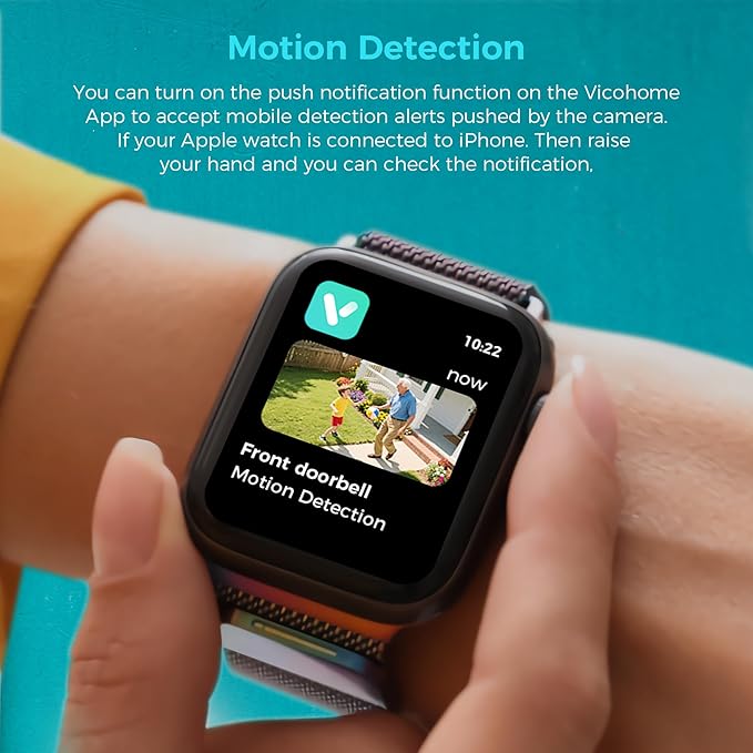 Vicohome 2QB 2K AI Solar Security Camera Wireless Outdoor, Battery Powered Cam, Two Way Audio, Motion Detection, Color Night Vision, Easy to Setup, Audible Flashlight Siren, 180 Days Exchange Policy