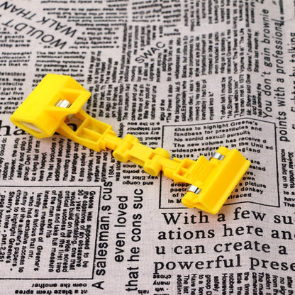 3pcs Sign Clips Clip Holder Sign Holder Clip Paper Holder for Table Top Clip On Sign for Paper Holder Computer Monitor Handy Artist Supplies Holder(Yellow)