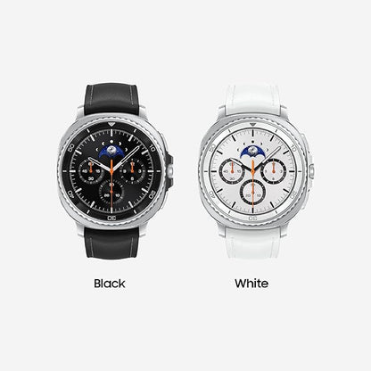 Samsung Galaxy Watch 8 Classic (2025) 46mm Bluetooth Smartwatch, Cushion Design, Rotating Bezel, Quick Button, Sleep Coaching, Running Coach, Energy Score, Black [US Version, 2 Yr Warranty]