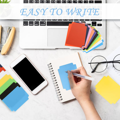 150 PCS Trading Card Dividers Multicolor Plastic Playing Card Separators with Tabs Card Box Dividers for Office Games Sports Cards, Cards Gathering Storage Supplies, 10 Colors, 2.7 x 3.8 Inch