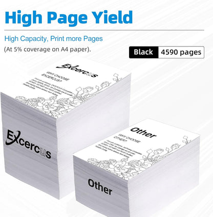 Compatible Ink Cartridge Replacement for Canon 280 281 CLI 281 CLI-281 XXL (3 Black) for Pixma TS702 TS6120 TS6220 TS6320 TR7520 TR8520 TS9520 TS9521C TS8220 TS8322