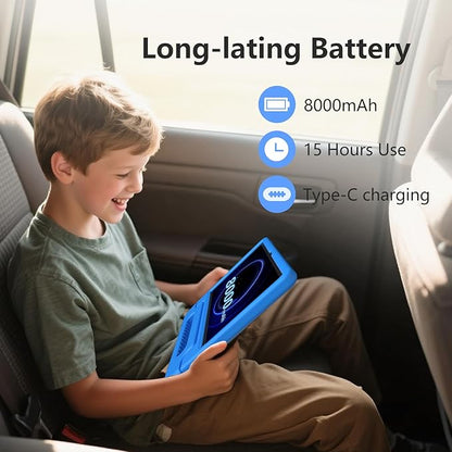 Kids Tablet, 11 inch Android 15 Tablet for Kids, 20GB RAM 128GB ROM Octa-Core 8000mAh Battery Childs Tablets with Shockproof Case, Bluetooth, WiFi, Parental Control, Dual Camera, GPS