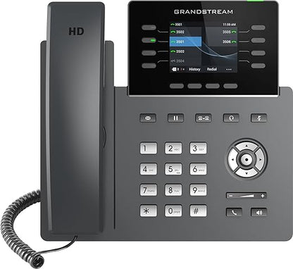 Ooma Provisioned Grandstream GRP2624 Wi-Fi IP Desk Phone. Works only with Ooma Office VoIP Phone Service, Desktop and Mobile app, Video conferencing. Subscription Required. (Renewed)