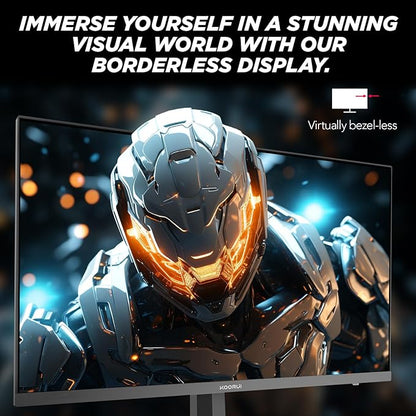 KOORUI 27 Inch Gaming Monitor 200Hz FHD (1920x1080) HDR400, 1ms Fast IPS, 90% DCI-P3, Adaptive-Sync, HDMI 2.0, DP 1.4, VESA Mount, Tilt Adjustable, G2711P