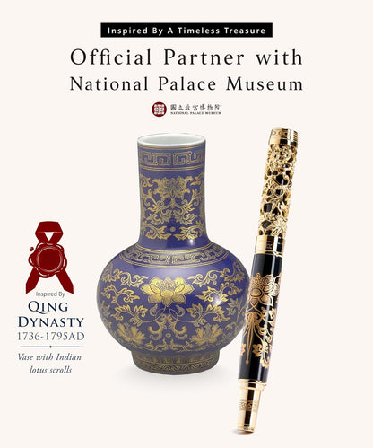 Luxury Fountain Pen Set With Stand - Museum Art Collections - Crafting Timeless Beauty - the Best Gift & Office Desk Decor, German SCHMIDT Fine Nib, Inspirational Office Desk Decor