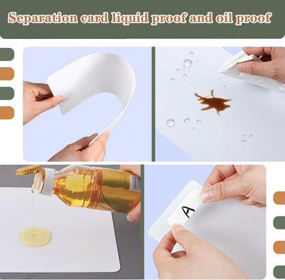 30 Pieces Comic Book Dividers with Tabs,Patient Divider Cards,Card Dividers Comic Book Boards for Storage Boxes 11.22 X 7.24 Inche