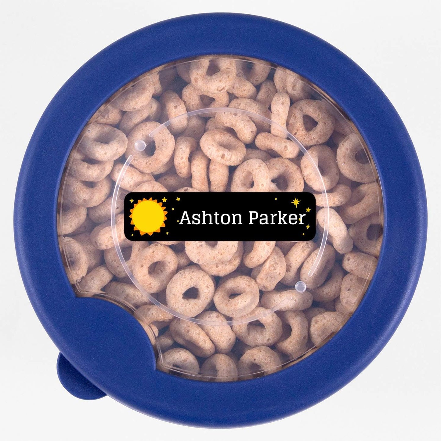 Name Bubbles - Custom Small Rectangle Name Labels for Kids (64 Labels) - Personalized Waterproof Name Stickers for Daycare, Lunch Boxes, Water Bottles, Shoes, School Supplies, & Camp (Space)