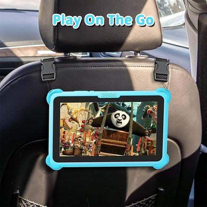 Kids Tablet 7 inch Tablets for Kids, 32GB Android Toddler Tablet with Case Included, WiFi, Bluetooth, IPS Screen, Parental Control, GMS Educational Children's Learning Tablets for Boys Girls (Blue)