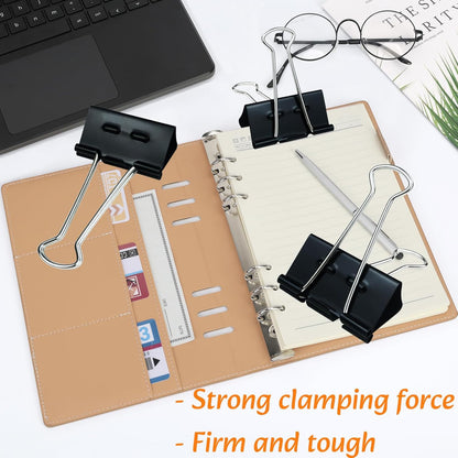 48Pcs Binder Clips(2 Inch), Upgrade Large Binder Clips Heavy Duty Paper Clamps for Office and Home Supplies