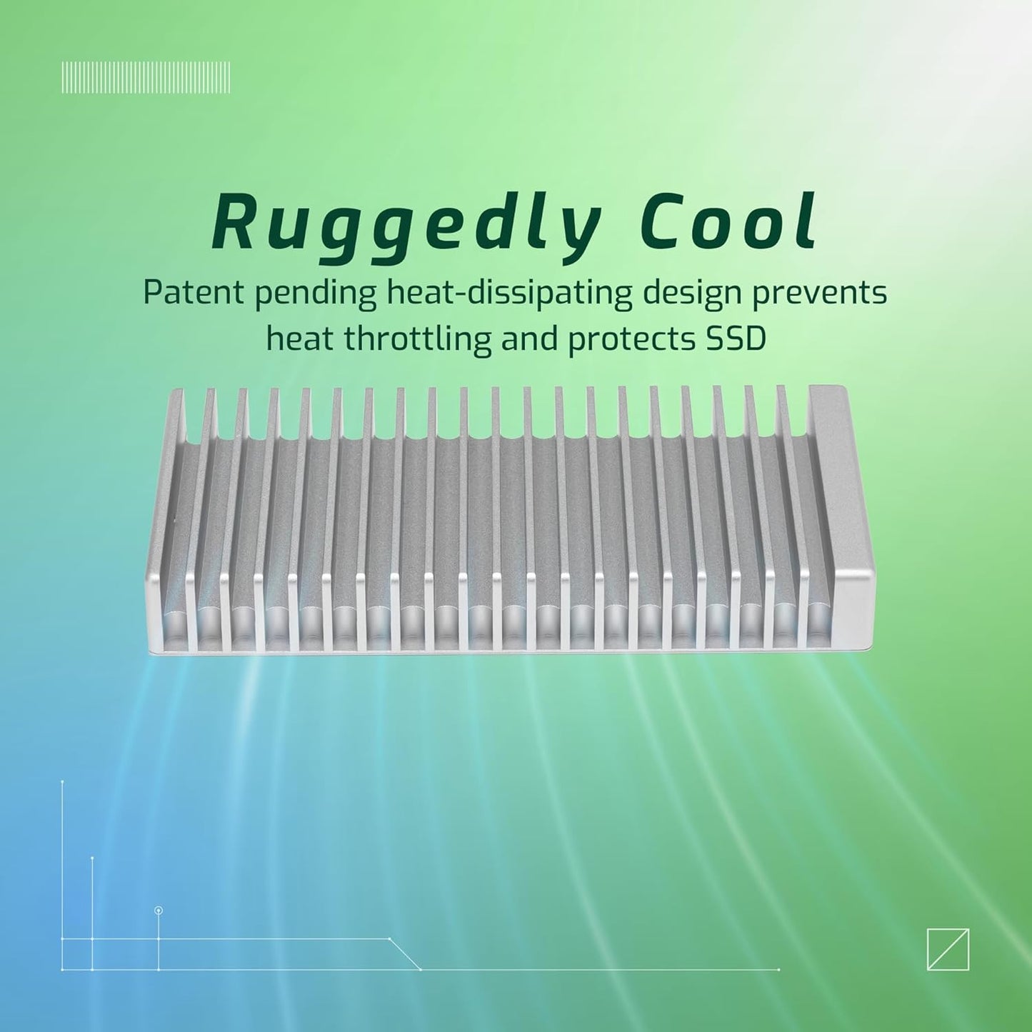 OWC Express 1M2 40Gb/s Portable NVMe SSD USB4 (Thunderbolt Compatible/USB-C) Ultra Fast External SSD Drive with Aluminum Heat Sink Enclosure (Enclosure Only)