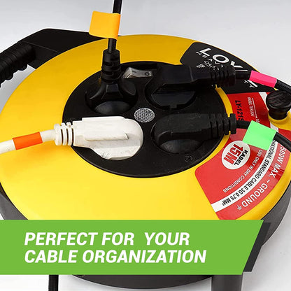 Pink Sticker Label Rolls 1.57 x 0.75 inch, 5 Rolls- 2500-Pack, Rectangular Easy Write Labels 40mmx19mm by Royal Green