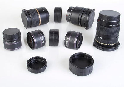 OP/TECH USA Lens Mount Cap - Leica M Double, Black (1101231)