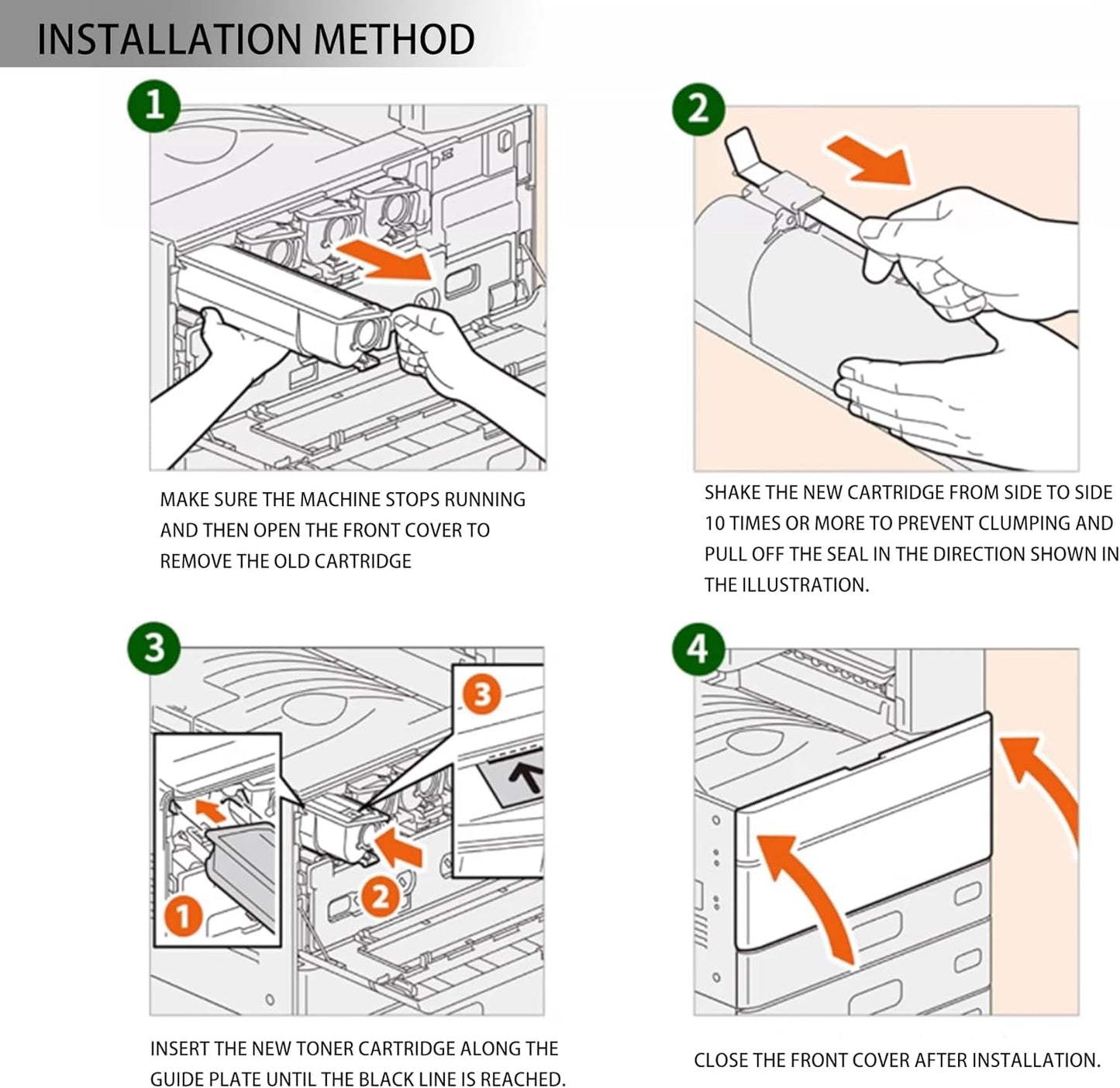 B230 B225 B235 Black High Capacity Toner Cartridge Replacement for Xerox 006R04400 006R04401 Compatible for Xerox B225 B230 B235 Printer