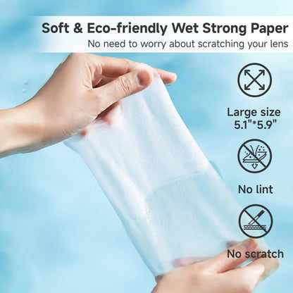 Anti Fog Lens Wipes for Eyeglasses Lulumonster, [150 Pre-Moistened Individually Wrapped Wipes] [Non-Scratching & Non-Streaking] Cleaner Wipes for Glasses, Sunglass, Phone Screen Camera Lens, Goggles