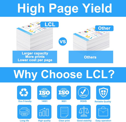 LCL Remanufactured Toner Cartridge Replacement for HP 645A C9731A 5500 5500n 5500dn 5500dtn 5500hdn 5550 5550n 5550dn 5550dtn 5550hdn (1-Pack Cyan)