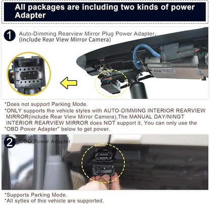 4K Dash Cam Custom fit for GMC Yukon, Yukon XL 2021-2022 (Model B), SLE SLT AT4 Denali, Integrated OEM Look, UHD 2160P Video, WiFi & App, G-Sensor, Loop Recording, Easy to Install, 64GB Card