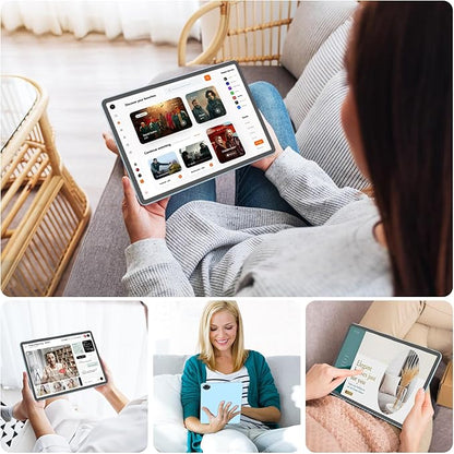 2026 Upgraded Android 15 Tablet, 11 inch Tablets with Keyboard, 24GB+128GB+2TB Expand, Octa-Core, 8000mAh, Gemini AI, 5G/2.4G WiFi, BT5.0, GMS, GPS, 2 in 1 Tablets with Case, Mouse, Stylus(Silver)
