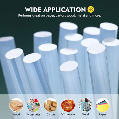 Magicfly Hot Glue Gun Sticks, Huge Pack of 800, 6 lbs, 4 Inch Long and 0.27 Inch Diameter Mini Hot Melt Glue Sticks, Compatible with Most Glue Guns, for DIY Craft Projects and Sealing