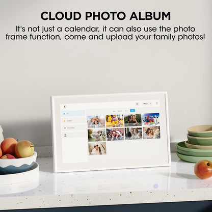 15.6 Inch Smart Digital Calendar, Wall Electronic Calendar, 1920 * 1080 IPS Full HD Touch Screen Display for Family Meal Planner Support - Streamline Household Organization