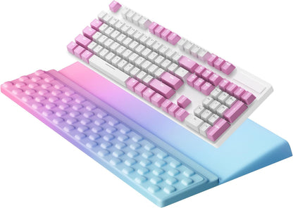 Ospelelf Ergonomic Keyboard Wrist Rest Pad Comfortable Keyboard Stand Riser Holder Pad for Office Gaming