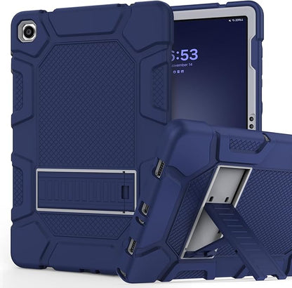 Rantice Case for Samsung Galaxy Tab A9+ 11”, Heavy Duty Shockproof Rugged Protective Case with Kickstand for Samsung Galaxy Tab A9+ / A9 Plus 11” 2023 (SM-X210/X216/X218), NavyBlue+Grey