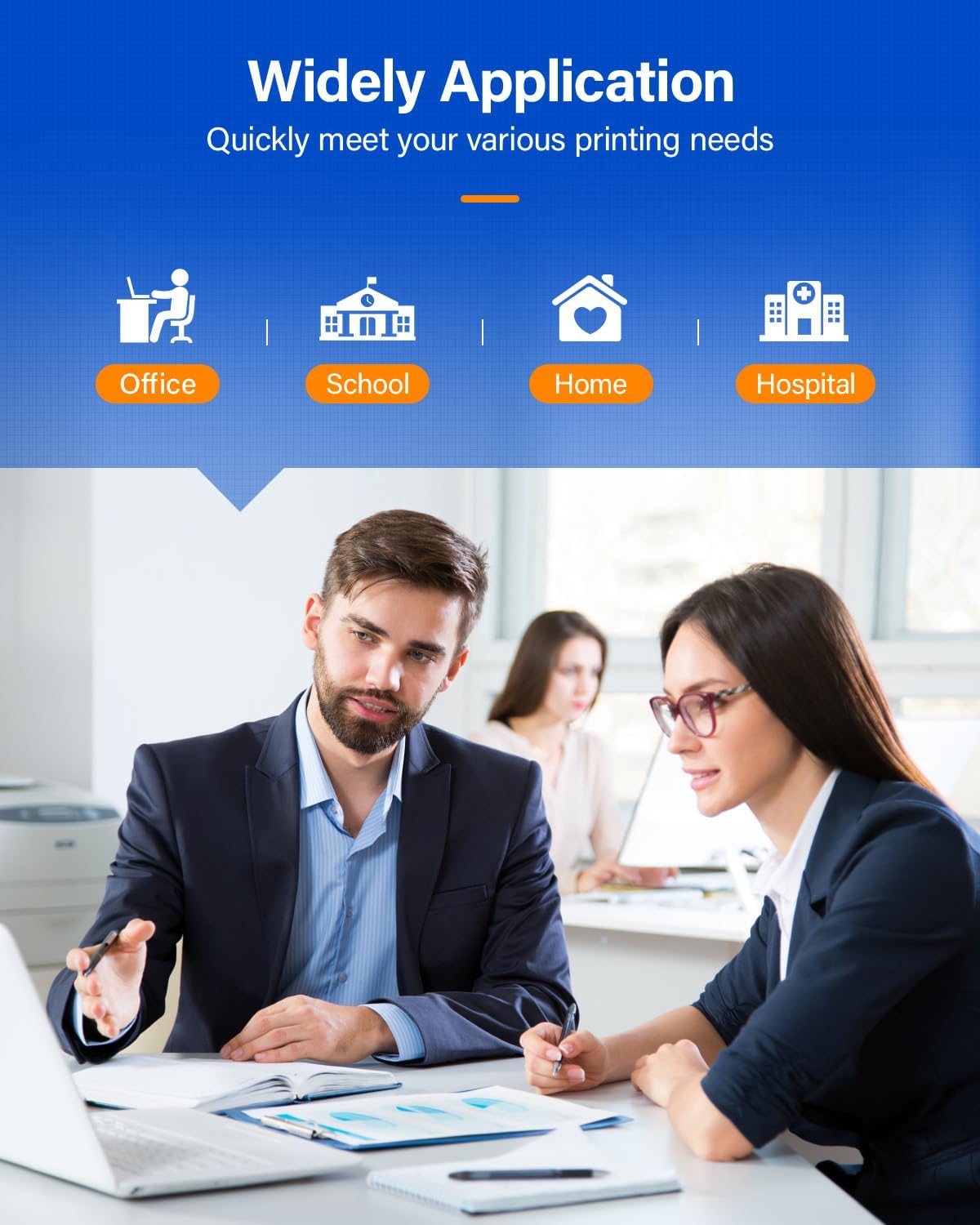 Versalink B7125 B7130 B7135 Black High Capacity Toner Cartridge 2-Pack Replacement for Xerox 006R01818 Toner Compatible with Xerox Versalink B7125 B7130 B7135 Laser Printer Ink All-in-One Copier Copy