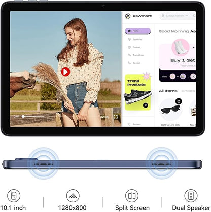 UMIDIGI Android 13 Tablets 2023, G2 Tab 8(4+4) GB+64GB up to 1TB, 10.1-inch Tablet 8MP+8MP Dual Camera, WiFi 6 Bluetooth 5.0 6000mAh Split Screen Android Tablet