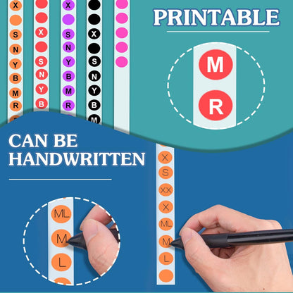3/4 Inch Solid Round Color Coding Labels Roll, Self-Adhesive Circle Dot Sticker 10 Assorted Colors for Inventory and Home Organize, File Classification, 10 Colors (5000)
