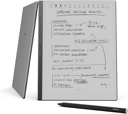 X 10.65" E Ink Paper Tablet | 8GB+128GB Ultra-Thin Flexible Screen ePaper Notebook with Stylus Pen | 2-in-1 ePaper Tablet & eBook Reader | Long Battery Life for Meetings, Study & Reading
