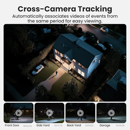 SOLIOM Security Cameras Wireless Outdoor,8MP Ultra HD for Day and Night, No Subscription,Built in Radar,Solar Powered Cameras for Home Security, 360° Pan Tilt Auto Tracking,5G & 2.4G WiFi, 4-Cam Kit