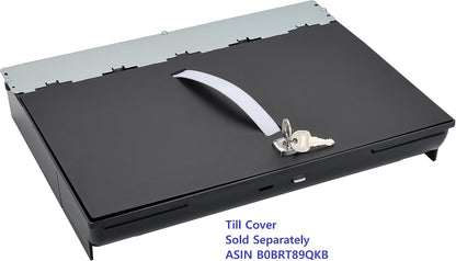 SAM4s 16" POS Cash Drawer, Black, Key Control, Metal, Portable