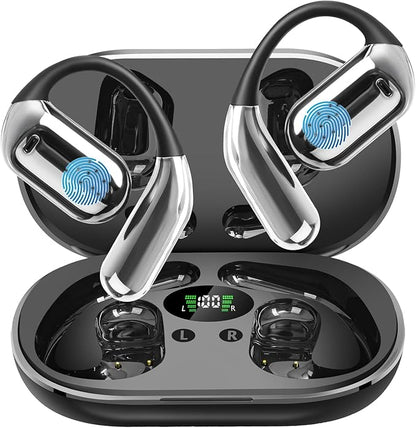 AI Translation Earbuds Real Time, 144 Language Translator Earbuds with APP Compatible with iOS & Android, Bluetooth Headphones Translating Device for Travel Business and Learning
