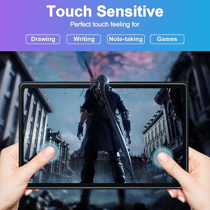 Caweet Screen Protector for Samsung Galaxy Tab A9+ / A9 Plus 11 Inch 2023 Released, 9H Hardness HD Tempered Glass Film Guard, 2 Pack