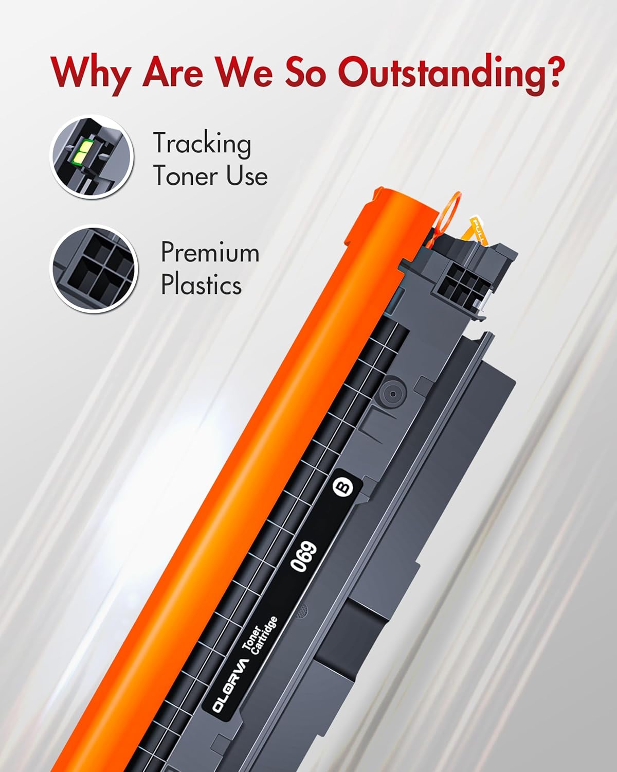 069 Toner Cartridge Set MF753Cdw - 4 Pack Replacement for Canon 069 Toner Cartridge Set 069H Works for Canon Color ImageCLASS Mf753cdw MF751Cdw MF752Cdw LBP674Cdw MF752Cdw MF756Cx LBP673Cdw (B/C/Y/M)